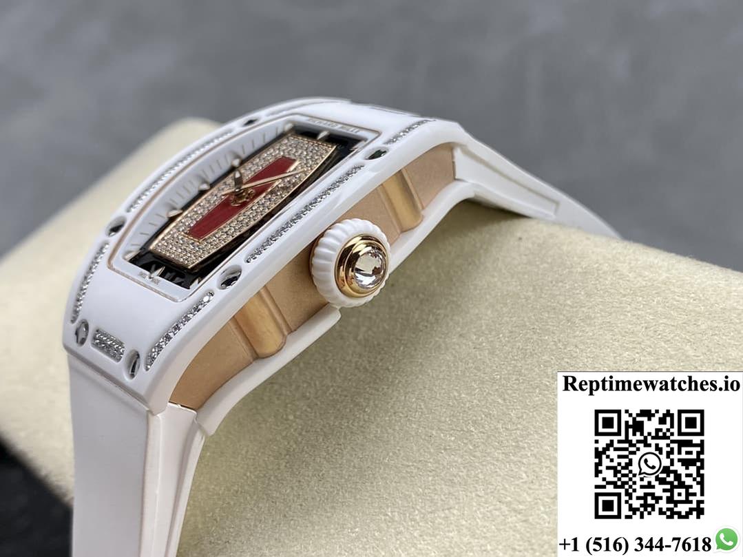 Richard Miller Ladies Rm07-01 Bba Factory Ceramic Model-Rep Time Watches