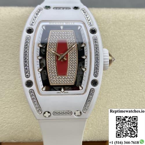 Richard Miller Ladies Rm07-01 Bba Factory Ceramic Model-Rep Time Watches