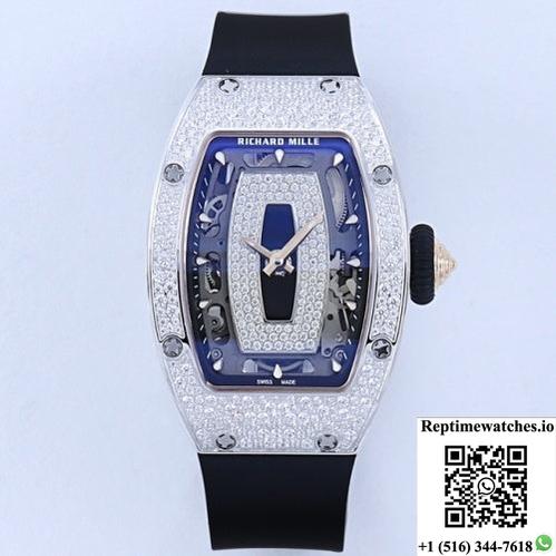 Richard Miller Ladies Rm07-01 Zf Factory Black Strap-Rep Time Watches