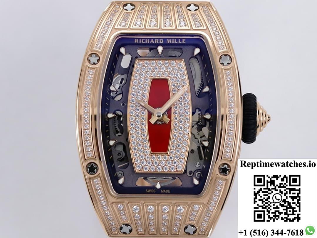 Richard Miller Ladies Rm07-01 Zf Factory Diamond Bezel-Rep Time Watches
