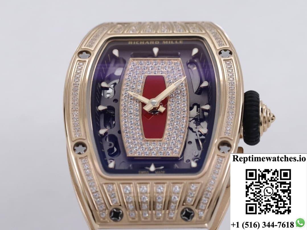 Richard Miller Ladies Rm07-01 Zf Factory Diamond Bezel-Rep Time Watches