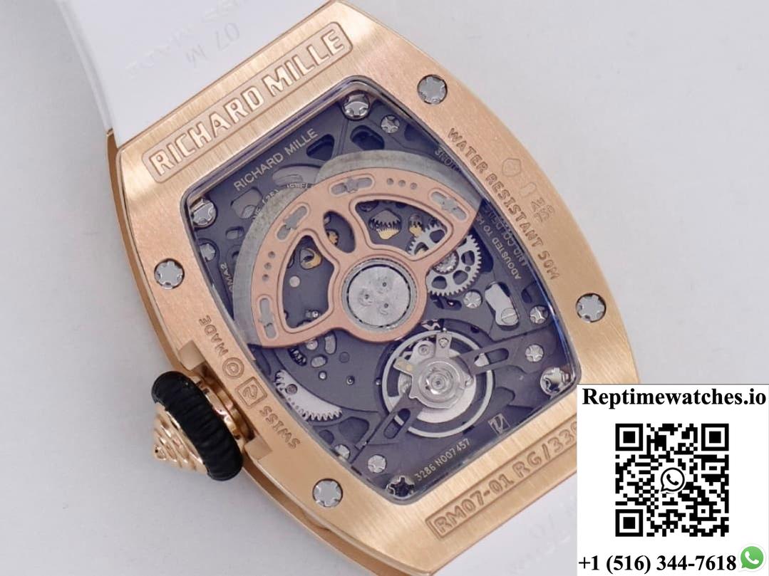 Richard Miller Ladies Rm07-01 Zf Factory Diamond Bezel-Rep Time Watches