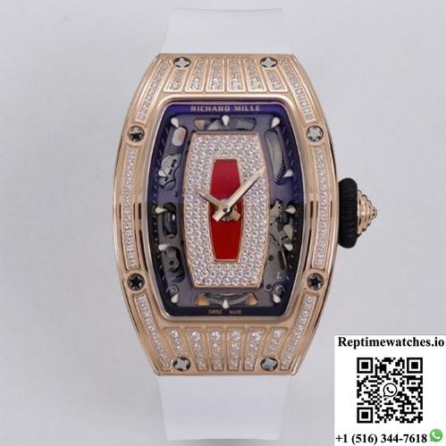 Richard Miller Ladies Rm07-01 Zf Factory Diamond Bezel-Rep Time Watches