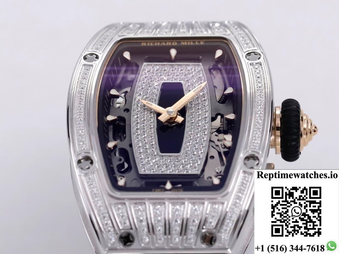Richard Miller Ladies Rm07-01 Zf Factory Hollow Dial-Rep Time Watches
