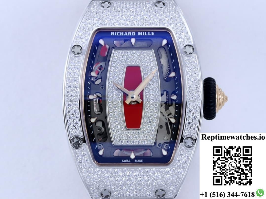Richard Miller Ladies Rm07-01 Zf Factory Rose Gold Color Crown-Rep Time Watches