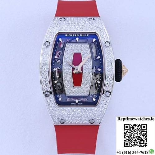Richard Miller Ladies Rm07-01 Zf Factory Rose Gold Color Crown-Rep Time Watches