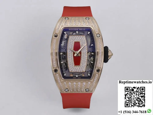 Richard Miller Ladies RM07-01 ZF Factory Rubber Strap