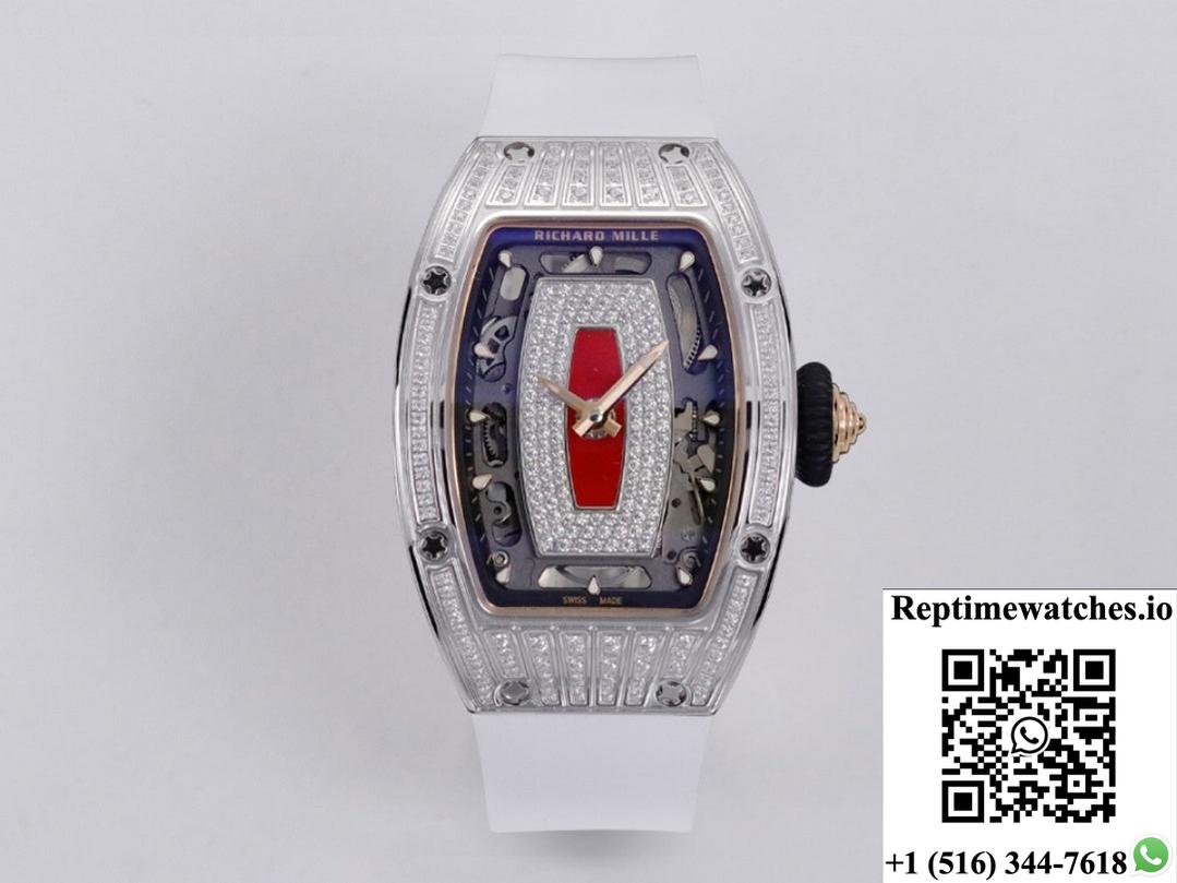 Richard Miller Ladies Rm07-01 Zf Factory Sapphire Crystal Mirror-Rep Time Watches