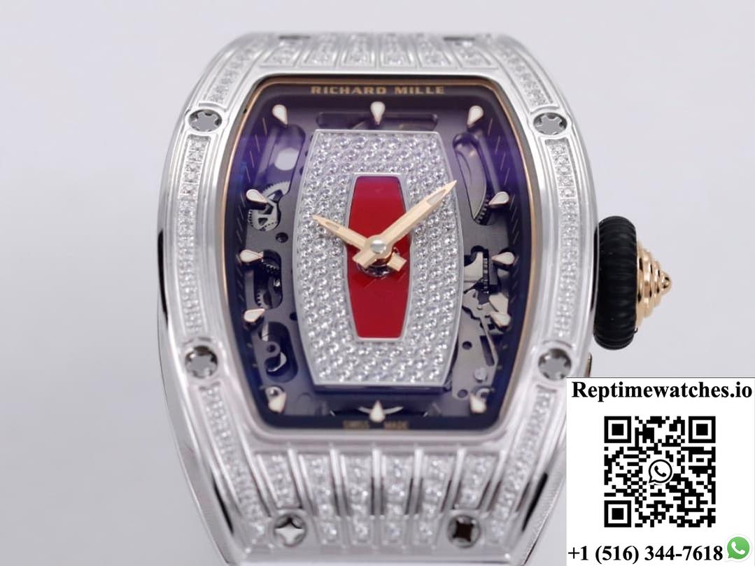 Richard Miller Ladies Rm07-01 Zf Factory Sapphire Crystal Mirror-Rep Time Watches