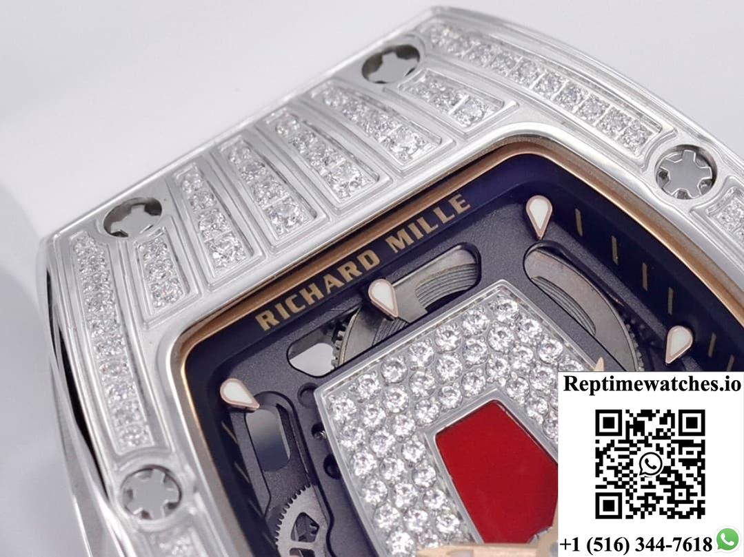 Richard Miller Ladies Rm07-01 Zf Factory Sapphire Crystal Mirror-Rep Time Watches
