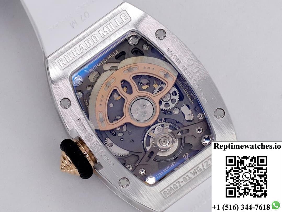 Richard Miller Ladies Rm07-01 Zf Factory Sapphire Crystal Mirror-Rep Time Watches