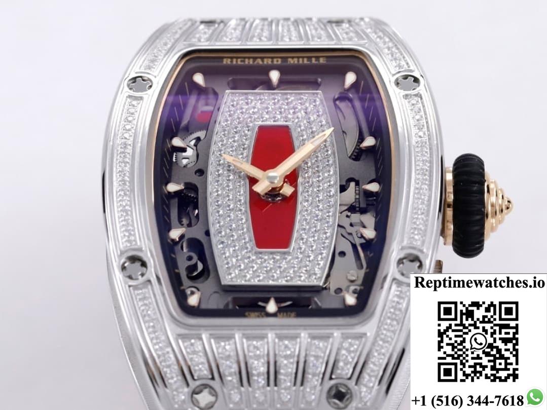 Richard Miller Ladies Rm07-01 Zf Factory Stainless Steel Case-Rep Time Watches