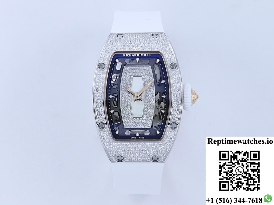 Richard Miller Ladies Rm07-01 Zf Factory Transparent Case Back-Rep Time Watches