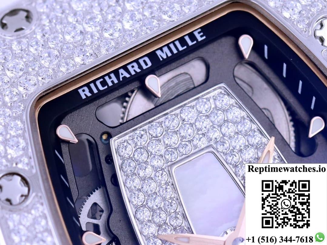 Richard Miller Ladies Rm07-01 Zf Factory Transparent Case Back-Rep Time Watches