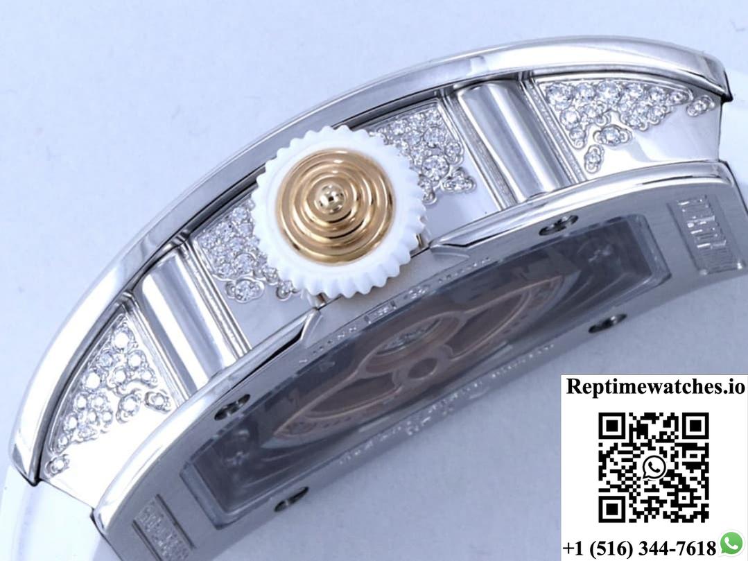 Richard Miller Ladies Rm07-01 Zf Factory Transparent Case Back-Rep Time Watches