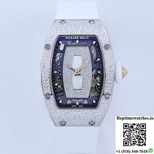 Richard Miller Ladies Rm07-01 Zf Factory Transparent Case Back-Rep Time Watches