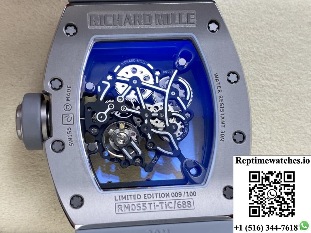 Richard Miller Men’S Rm 055 Zf Factory Hollow Dial-Rep Time Watches