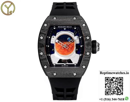 Richard Miller Men’s RM 52-05 YS Factory Rubber Strap