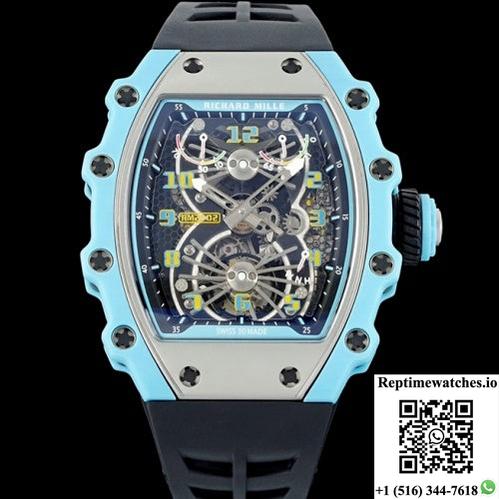 Richard Miller Men’S Rm21-02 Rm Factory Carbon Fiber Case-Rep Time Watches