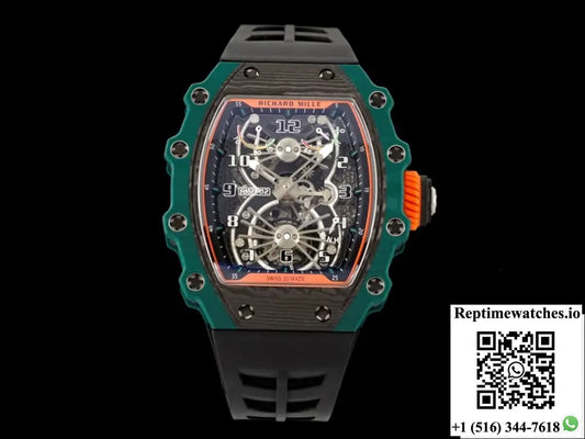 Richard Miller Men’s RM21-02 RM Factory Rubber Strap