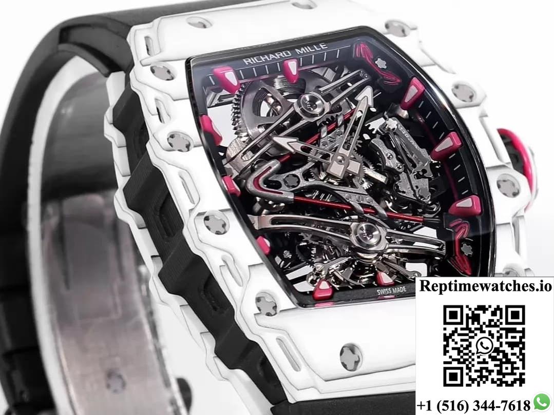 Richard Miller Men’S Rm38-02 Rm Factory Black Strap-Rep Time Watches