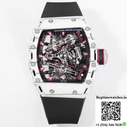 Richard Miller Men’S Rm38-02 Rm Factory Black Strap-Rep Time Watches
