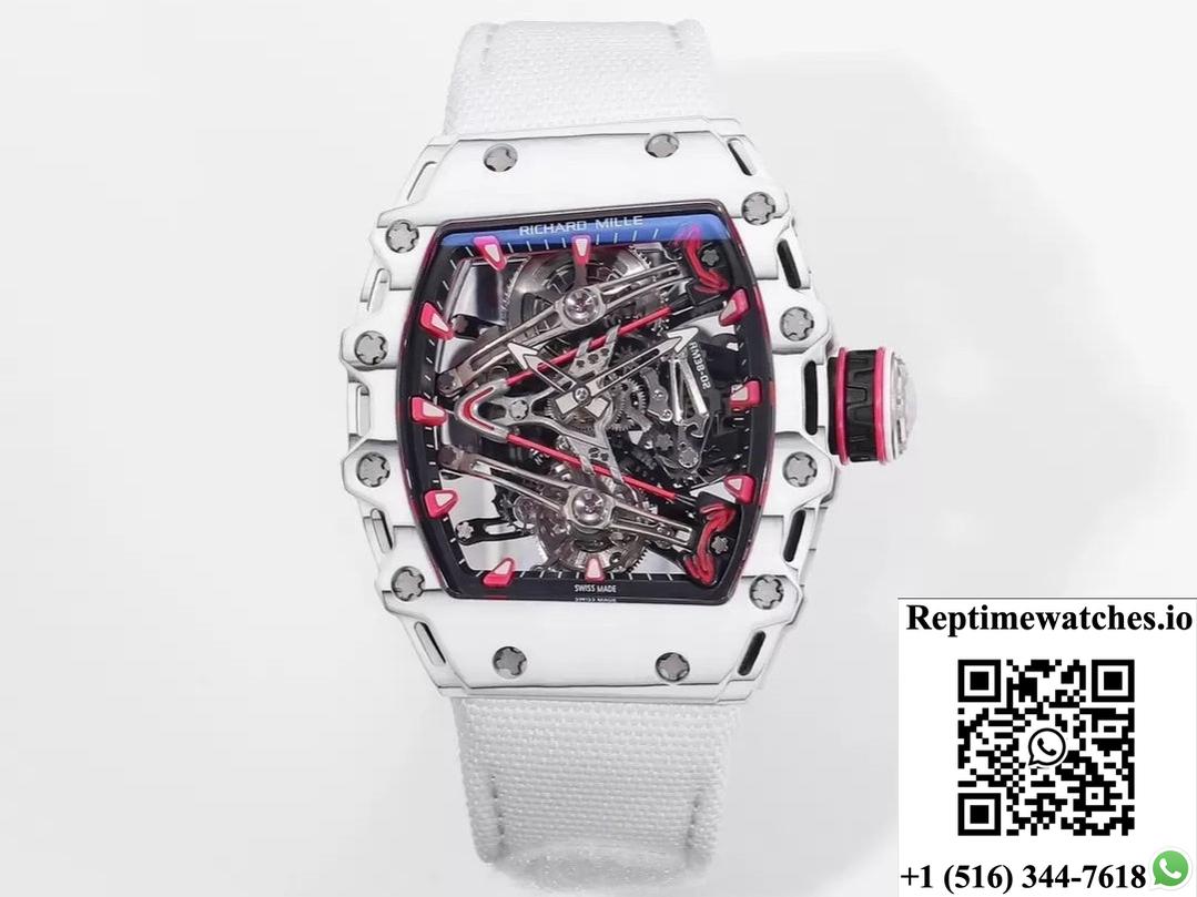 Richard Miller Men’S Rm38-02 Rm Factory Carbon Fiber Bezel-Rep Time Watches