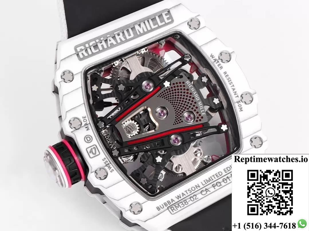 Richard Miller Men’S Rm38-02 Rm Factory Carbon Fiber Bezel-Rep Time Watches