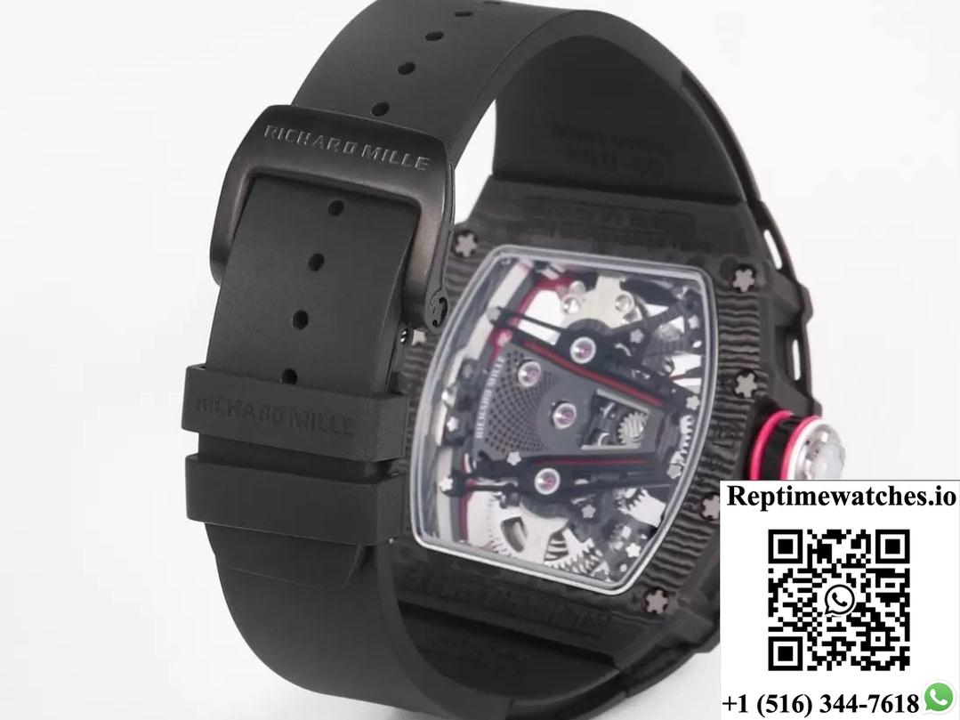 Richard Miller Men’S Rm38-02 Rm Factory Carbon Fiber Case-Rep Time Watches
