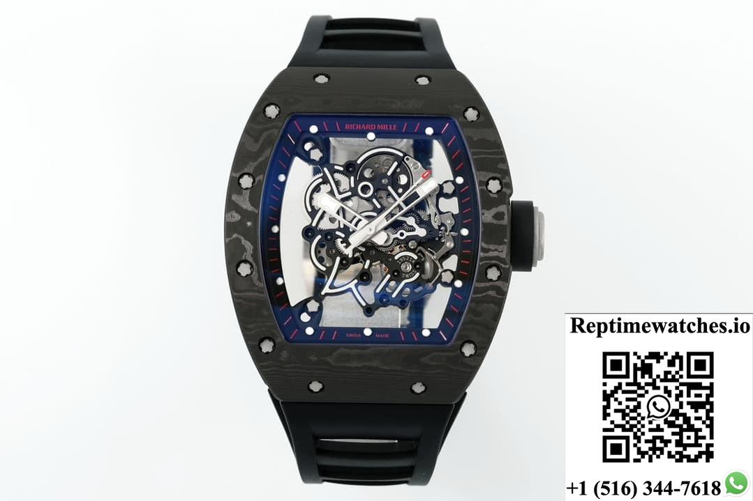 Richard Miller Rm055 Ntpt Zf Factory Carbon Fiber-Rep Time Watches