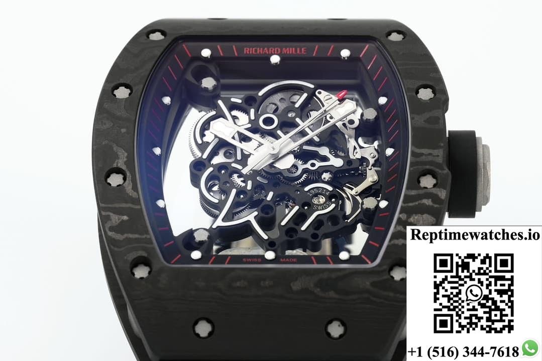 Richard Miller Rm055 Ntpt Zf Factory Carbon Fiber-Rep Time Watches