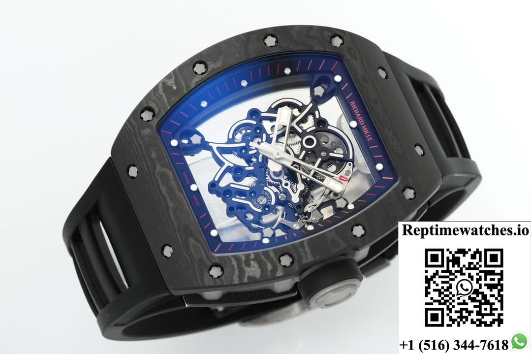 Richard Miller Rm055 Ntpt Zf Factory Carbon Fiber-Rep Time Watches