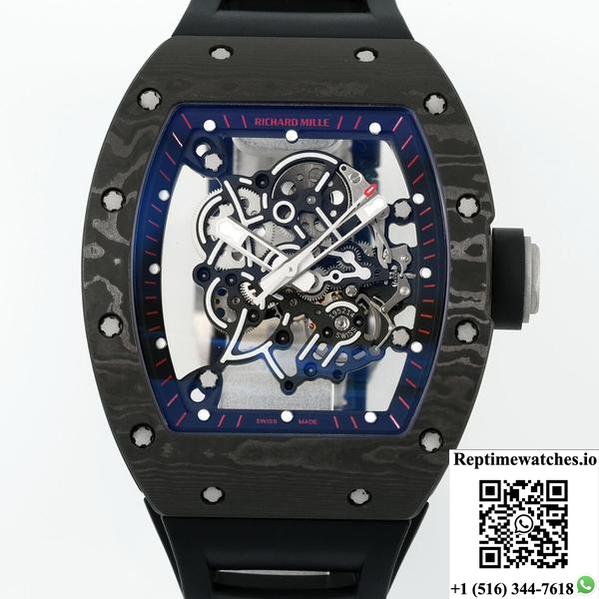 Richard Miller Rm055 Ntpt Zf Factory Carbon Fiber-Rep Time Watches