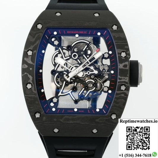 Richard Miller Rm055 Ntpt Zf Factory Carbon Fiber-Rep Time Watches