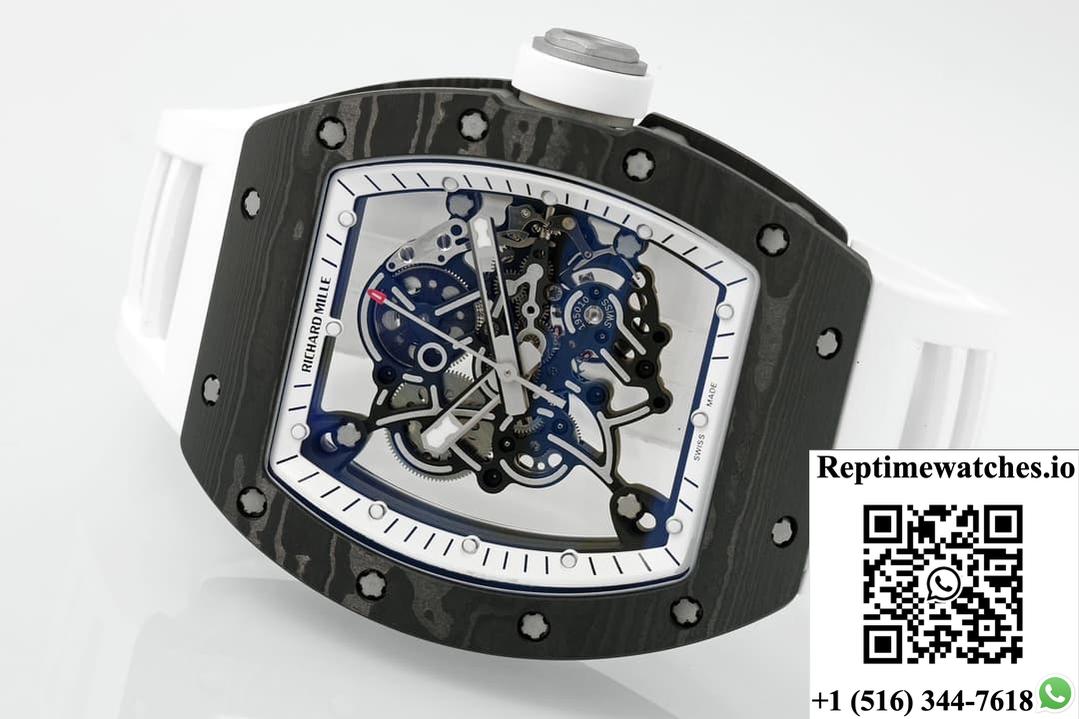 Richard Miller Rm055 Ntpt Zf Factory White Strap-Rep Time Watches