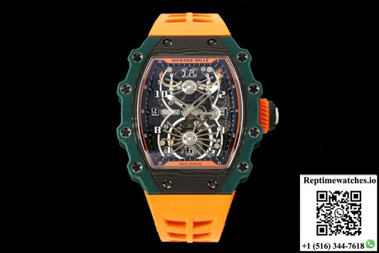 Richard Miller RM21-01 NEW Factory Tourbillon Green Case
