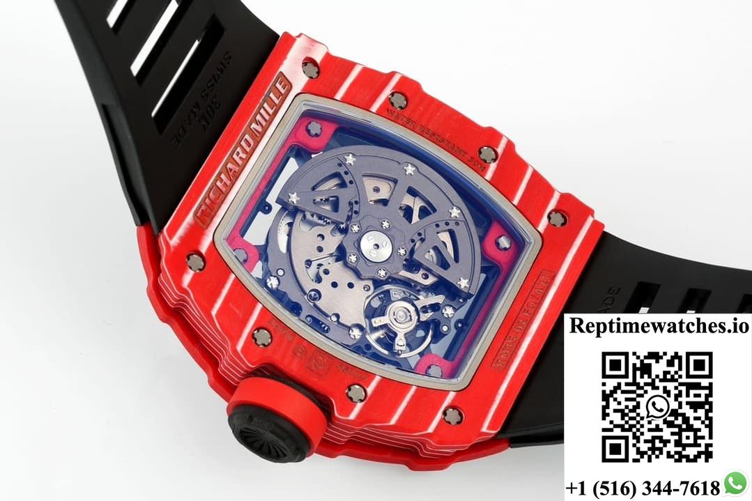 Richard Miller Rm35-02 Rafael Nadal Zf Factory V6 Tonneau Dial-Rep Time Watches