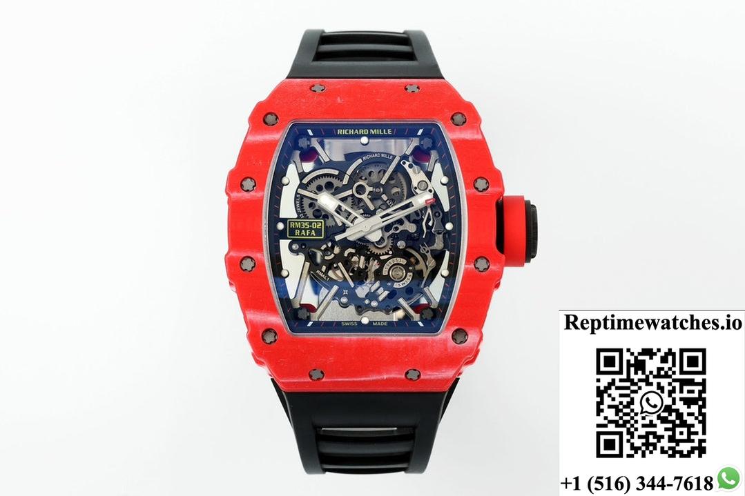 Richard Miller Rm35-02 Rafael Nadal Zf Factory V6 Tonneau Dial-Rep Time Watches