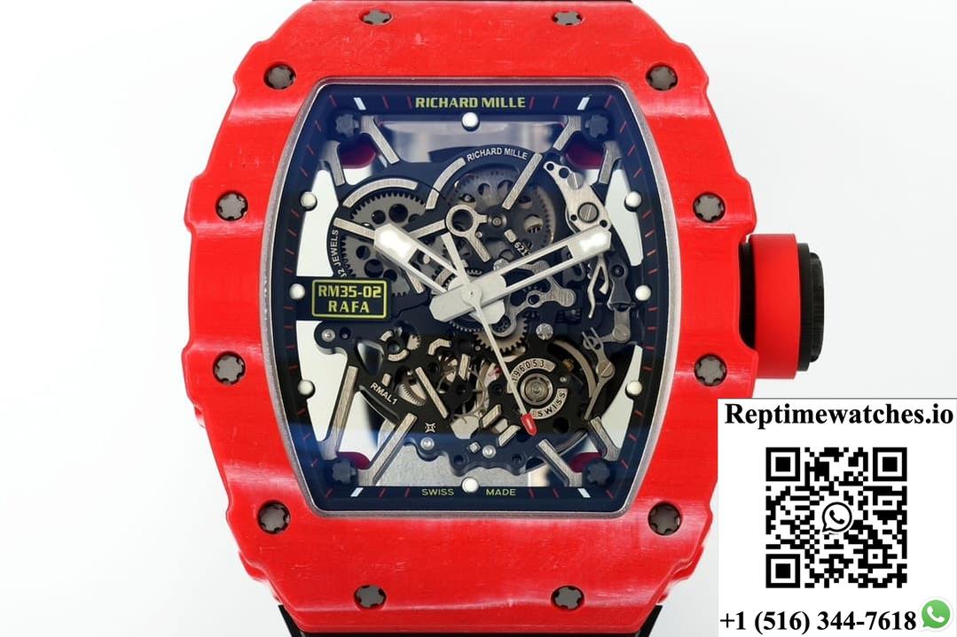 Richard Miller Rm35-02 Rafael Nadal Zf Factory V6 Tonneau Dial-Rep Time Watches
