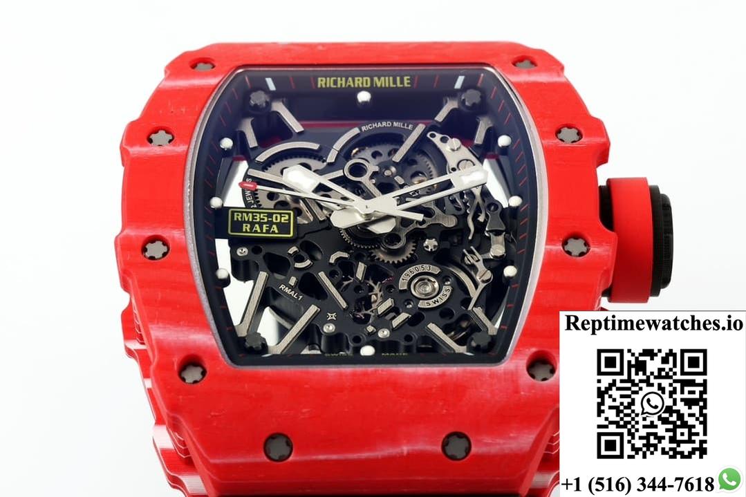 Richard Miller Rm35-02 Rafael Nadal Zf Factory V6 Tonneau Dial-Rep Time Watches
