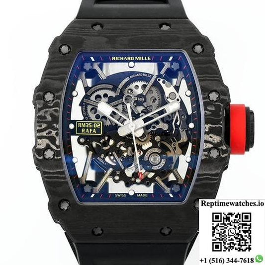 Richard Miller Rm35-02 Zf Factory V6 Skeleton Dial-Rep Time Watches