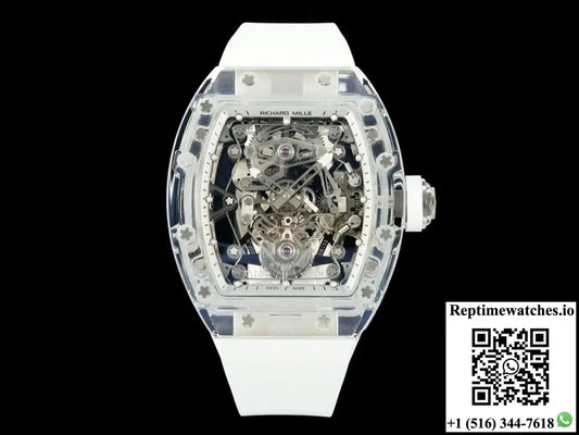Richard Miller RM56-02 RM Factory Tourbillon White Strap