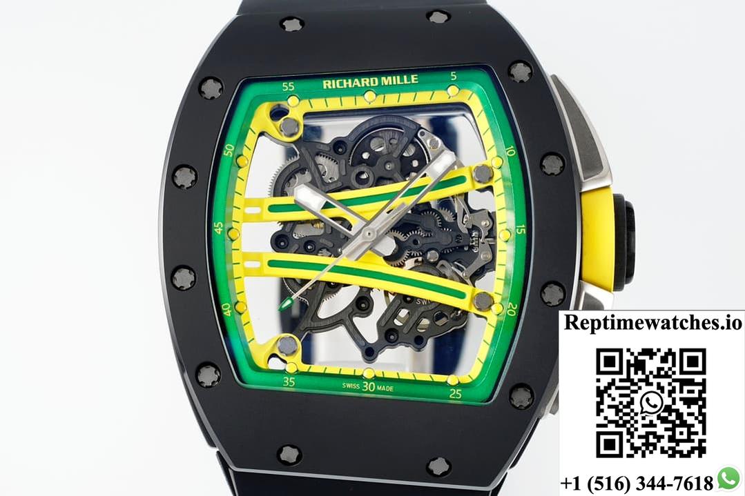 Richard Miller Rm61-01 Yohan Blake Zf Factory Ceramic Bezel-Rep Time Watches