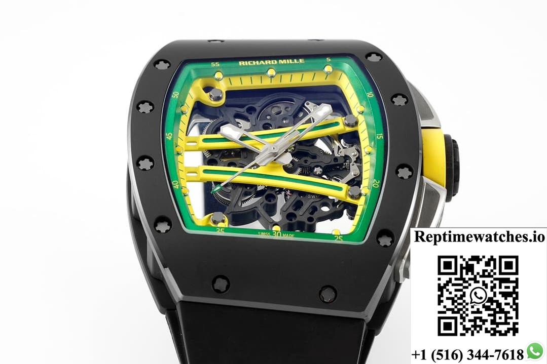 Richard Miller Rm61-01 Yohan Blake Zf Factory Ceramic Bezel-Rep Time Watches