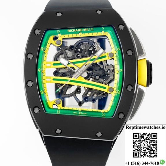 Richard Miller Rm61-01 Yohan Blake Zf Factory Ceramic Bezel-Rep Time Watches