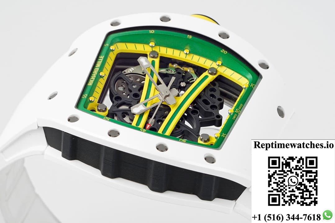 Richard Miller Rm61-01 Yohan Blake Zf Factory White Strap-Rep Time Watches
