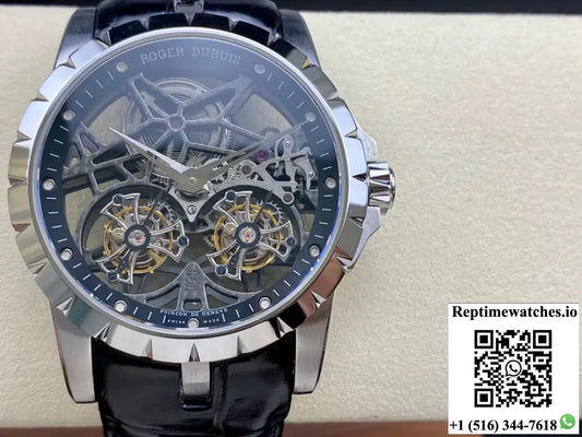 Roger Dubuis Excalibur RDDBEX0396 YS Factory Double Tourbillon Dial - Watches