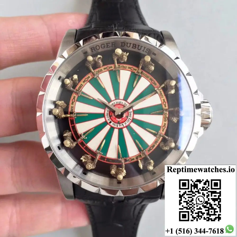 Roger Dubuis Excalibur RDDBEX0398 Green White Table Dial - Watches