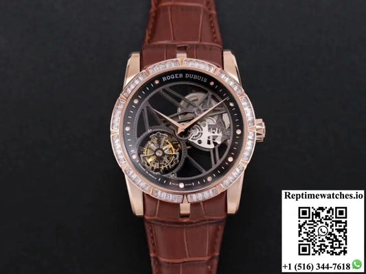 Roger Dubuis Excalibur RDDBEX0404 JB Factory V3 Rose Gold Tourbillon AI Factory