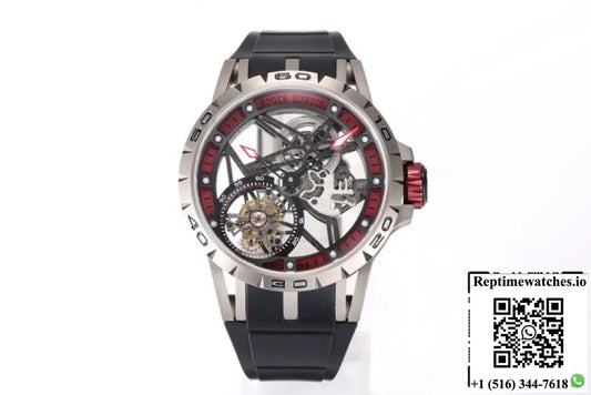 Roger Dubuis Excalibur RDDBEX0479 NEW Factory Tourbillon Hollow Dial